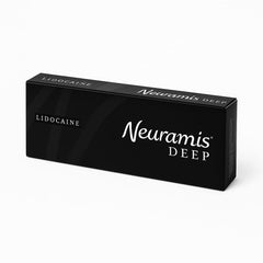 Neuramis Deep lidocaine dermal filler box for aesthetic treatments