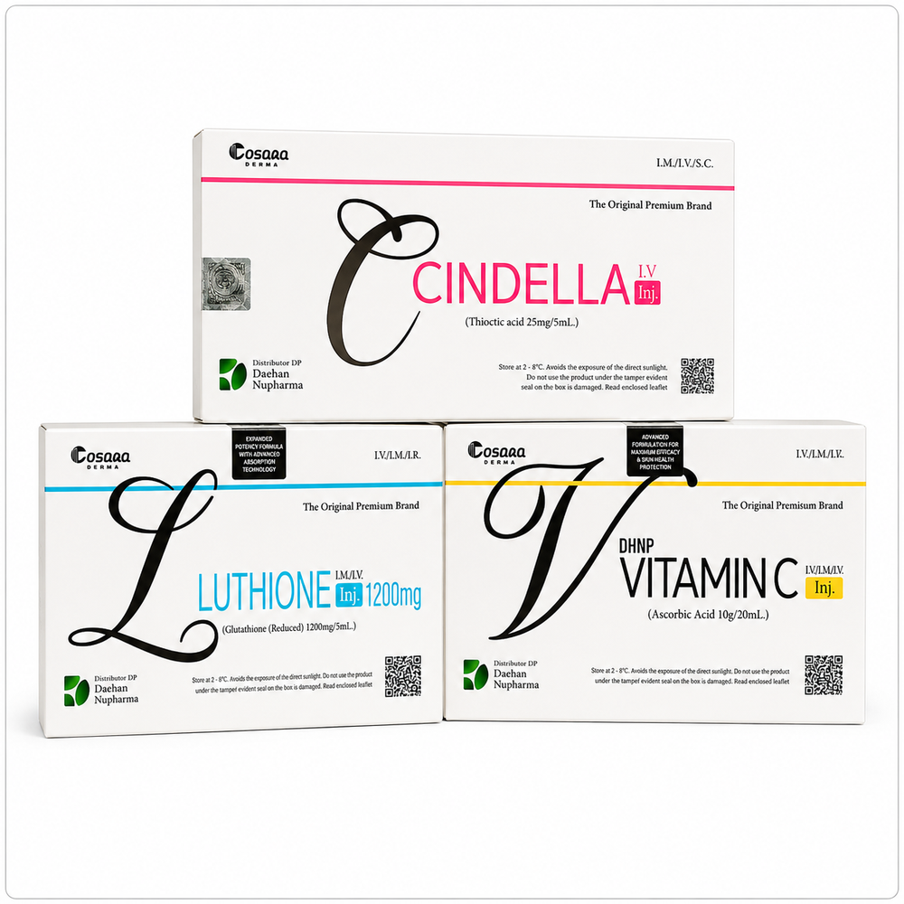 `Cindella 1200 Glutathione Vitamin C Whitening Injection Price in Pakistan – Aura Aesthetics Care`