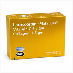 `Roche Laroscorbine Platinum Vitamin C 2.5g Collagen 1.5g Whitening Injection Price in Pakistan – Aura Aesthetics Care`