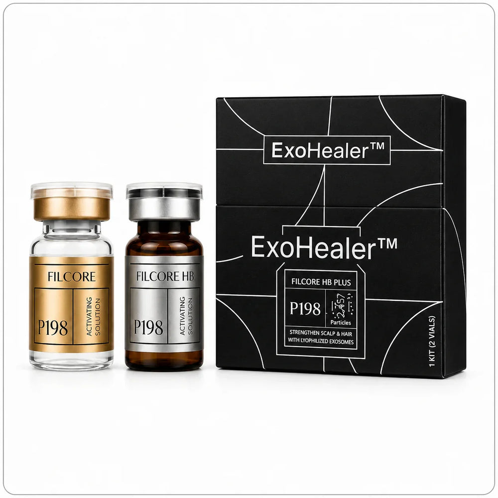 P198 ExoHealer Filcore 245 Billion HB Plus Hair Exosomes Price in Pakistan – Aura Aesthetics Care
