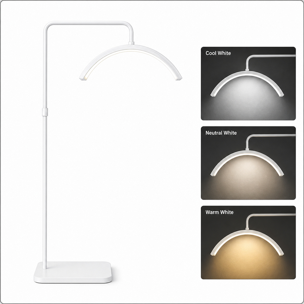 `LED Half Moon Light full setup for beauty professionals – Aura Aesthetics Care`