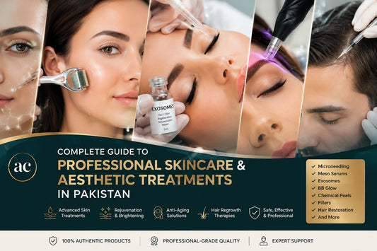 Complete guide to professional skincare and aesthetic treatments in Pakistan 2026 by Aura Aesthetics Care