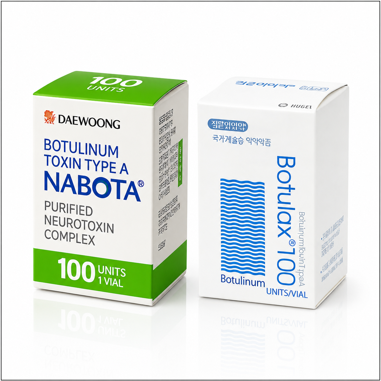 Botox nabota & botulax treatment products by Aura Aesthetics Care