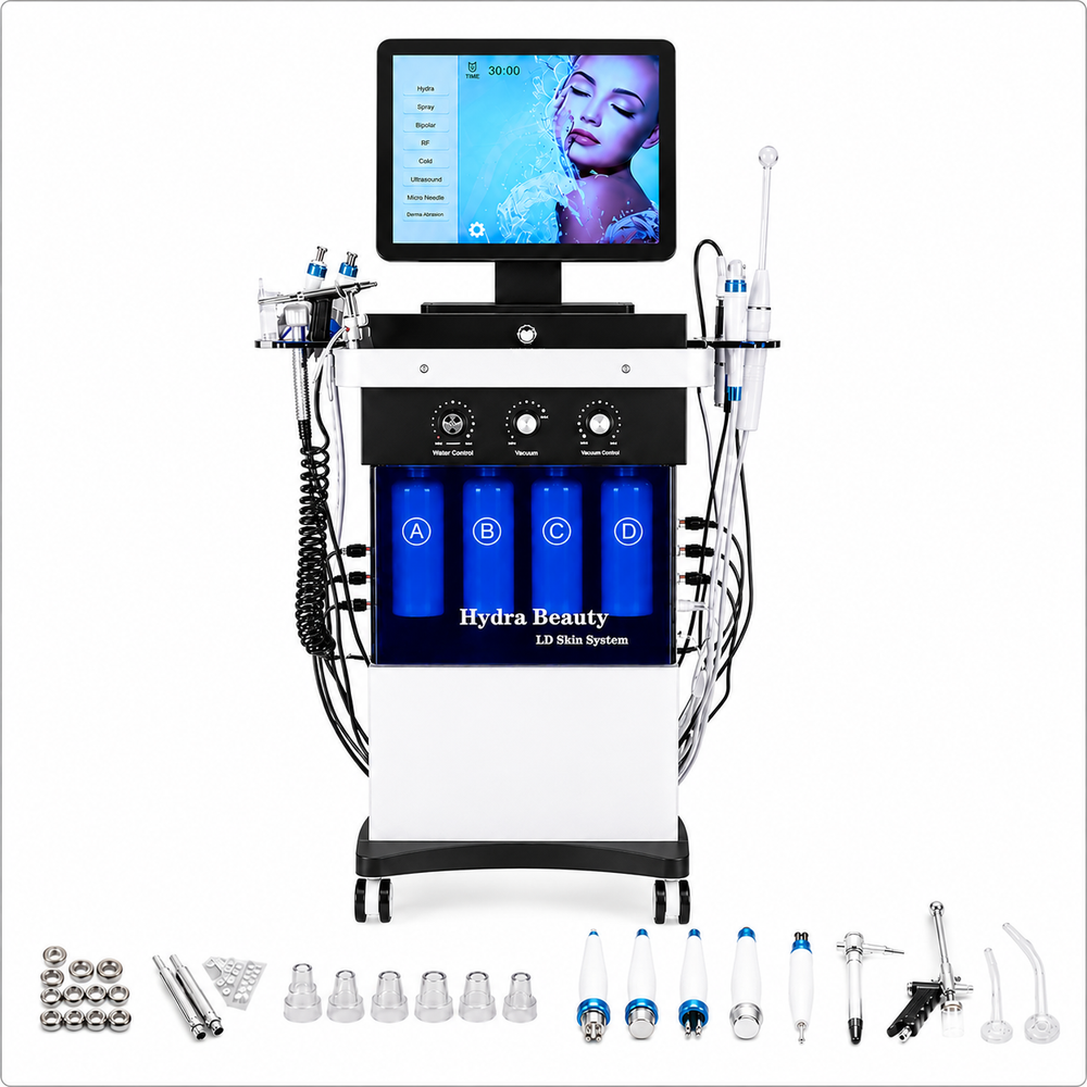 `Vertical 14-in-1 Hydra Facial Machine Professional Skin Treatment Price in Pakistan – Aura Aesthetics Care