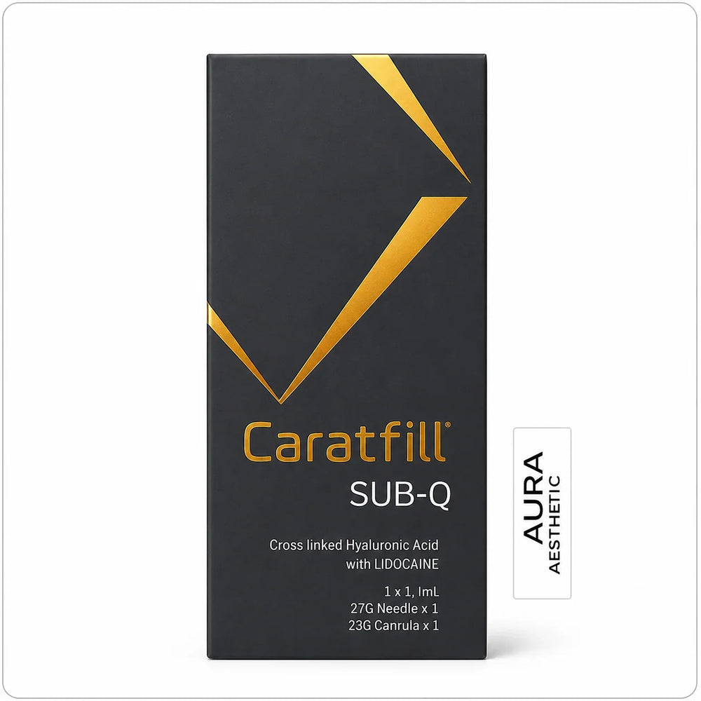 Caratfill Deep Sub-Q dermal filler packaging for facial contouring