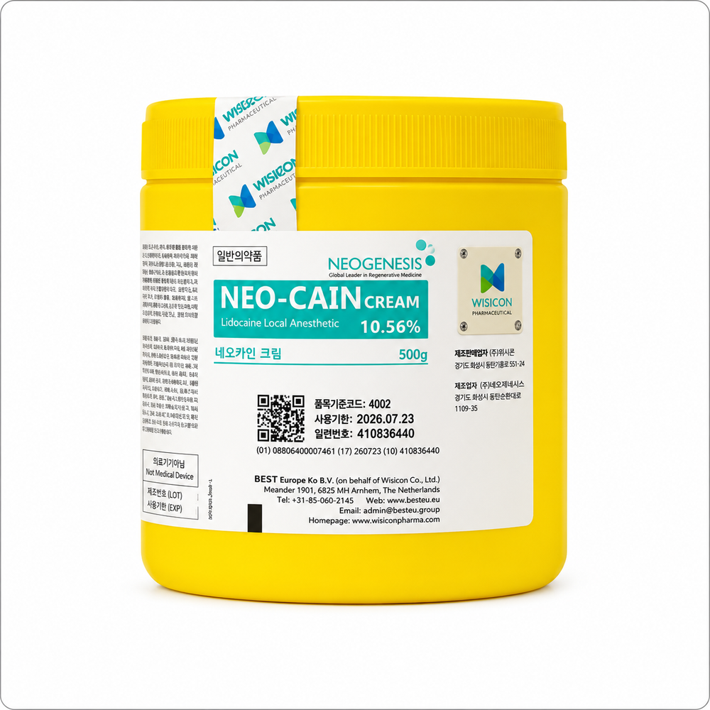 Neo-Cain Numbing Cream 10.56% Lidocaine 500g Made in Korea Price in Pakistan – Aura Aesthetics Care