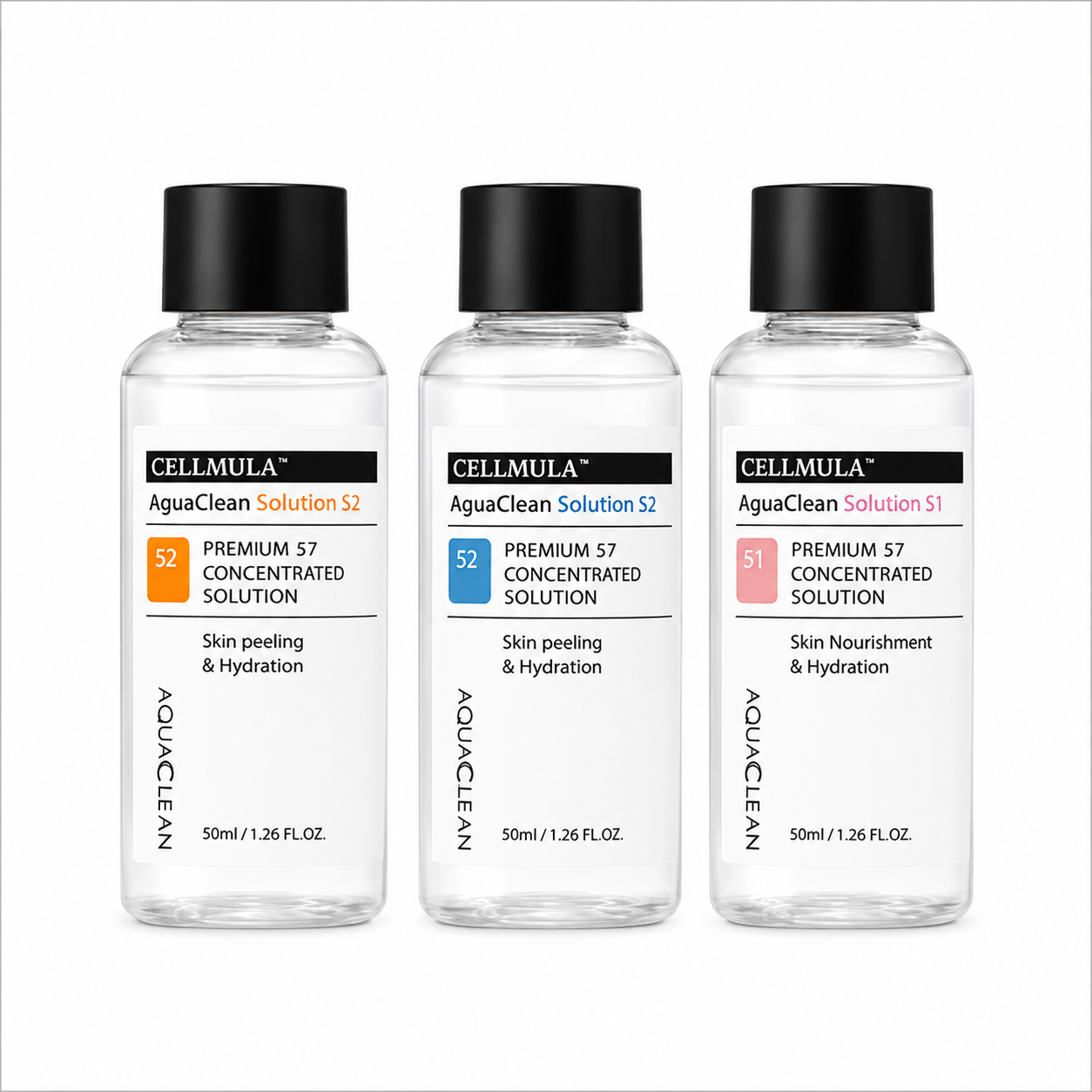 Cellmula Hydrafacial Aqua Clean Concentrated Solution S1 S2 S3 Price in Pakistan – Aura Aesthetics Care