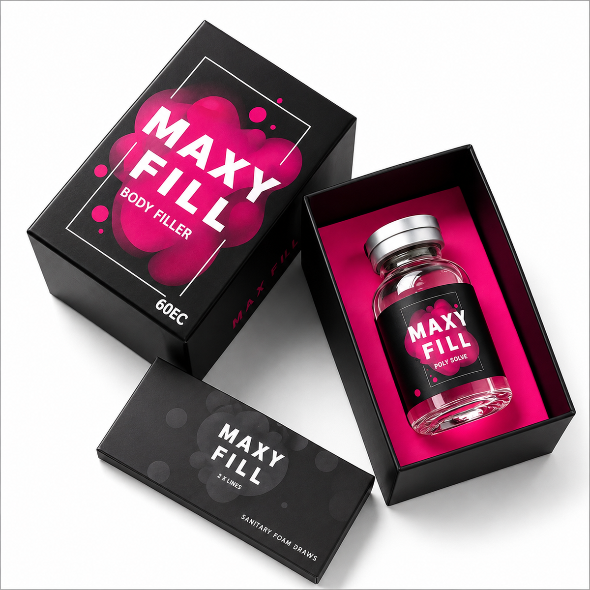 Maxy Fill Body Filler Hyaluronic Acid 24mg 70CC Price in Pakistan – Aura Aesthetics Care
