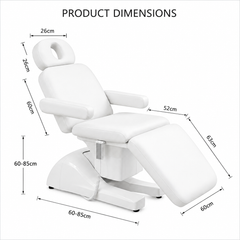 `Hydraulic Electric Bed 3 Motor Professional Adjustable Aesthetic Treatment Bed Clinics Salons Price in Pakistan – Aura Aesthetics Care`