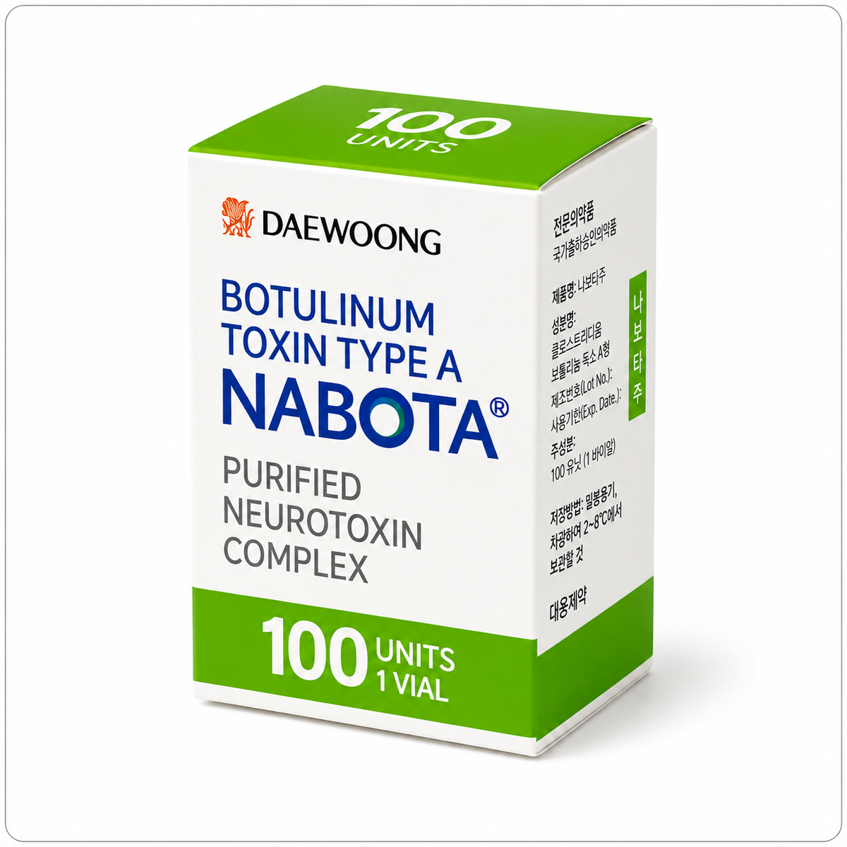 NABOTA 100U Purified Botulinum Toxin Type A Botox Price in Pakistan – at AURA AESTHETICS CARE 